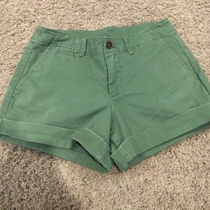 Green Victoria Secret shorts
